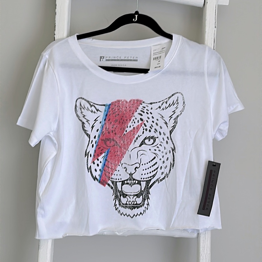 Prince Peter crop tee size M
